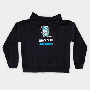 Halloween Cute Milk Zombie Kids Hoodie